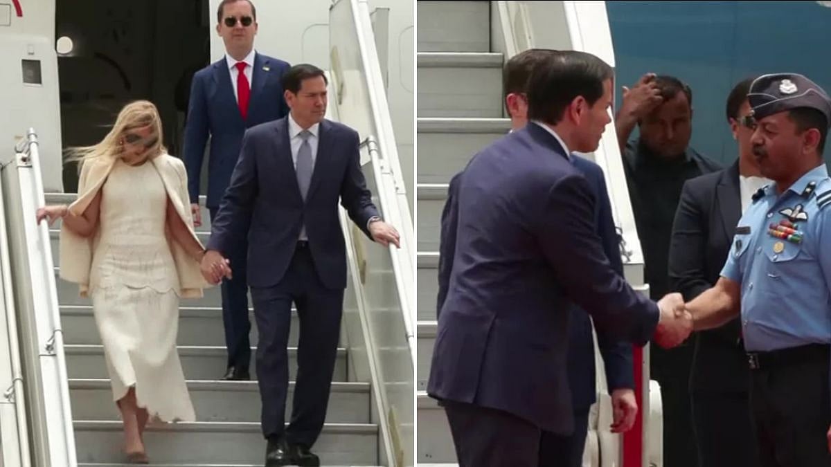 Marco Rubio Lands In Delhi