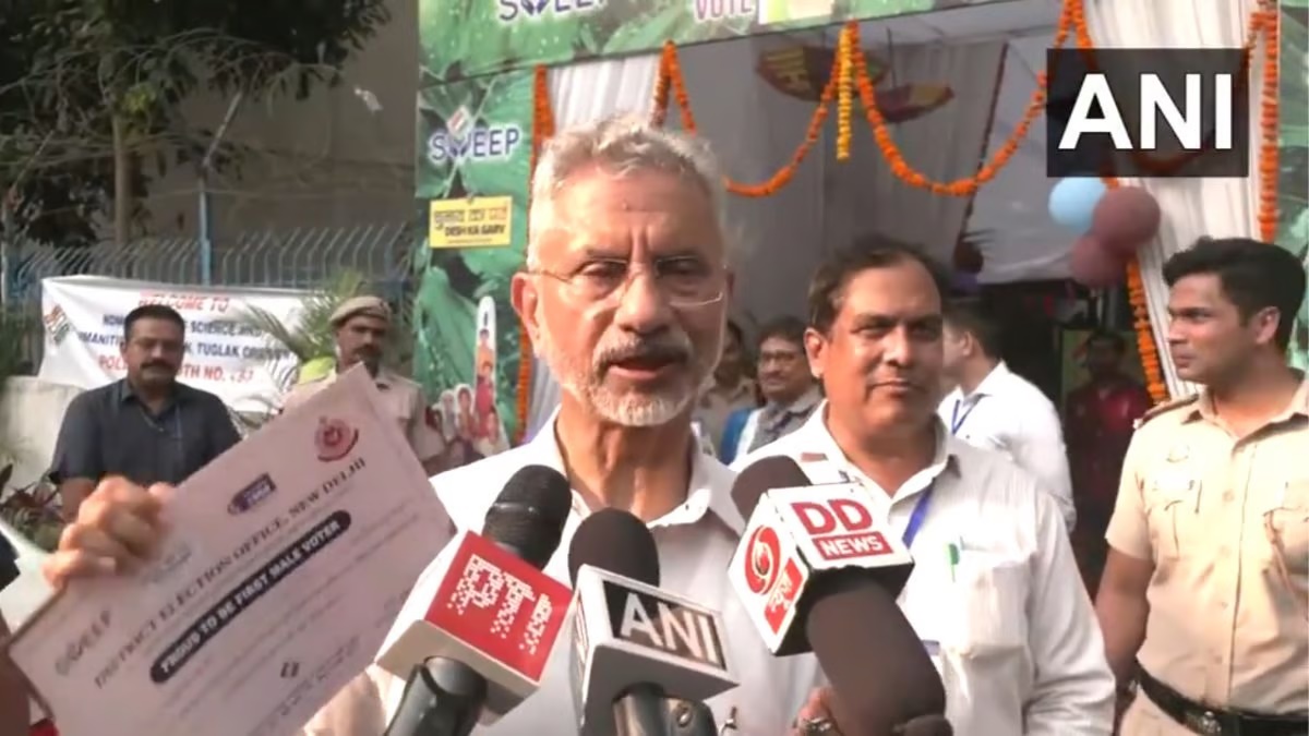 State Elections: Delhi Lok Sabha Elections 2024: EAM S Jaishankar Votes Early, Confident In Modi