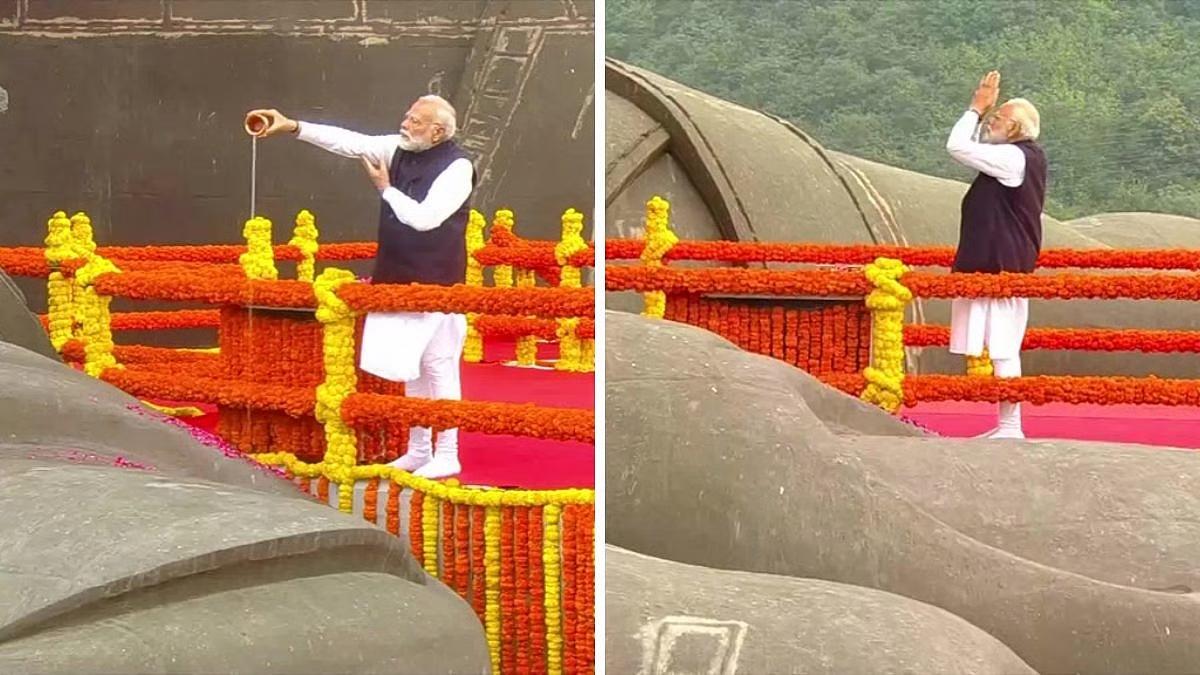 Image for 'At Statue Of Unity, PM Modi Honours Sardar Patel’s Legacy On His 150th Birth Anniversary'