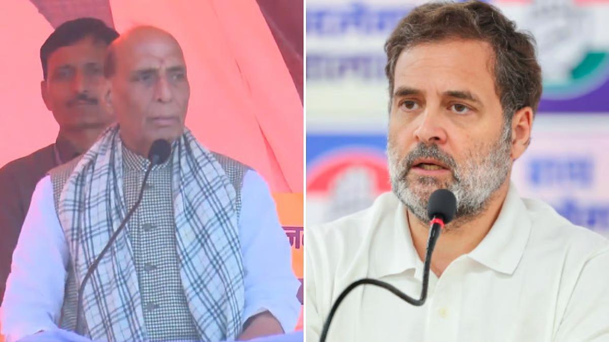 Image for 'Rajnath Singh Slams Rahul Gandhi Over Vote Theft Claims, Calls Allegations Baseless And Misleading'