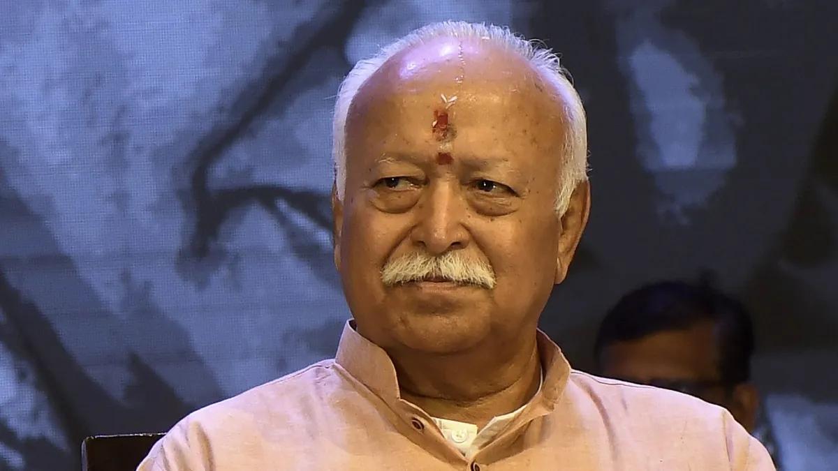 Image for 'RSS Chief Mohan Bhagwat Counters Priyank Kharge’s Remarks, Says 'We Were Fighting The British, Not Registering Under Them''