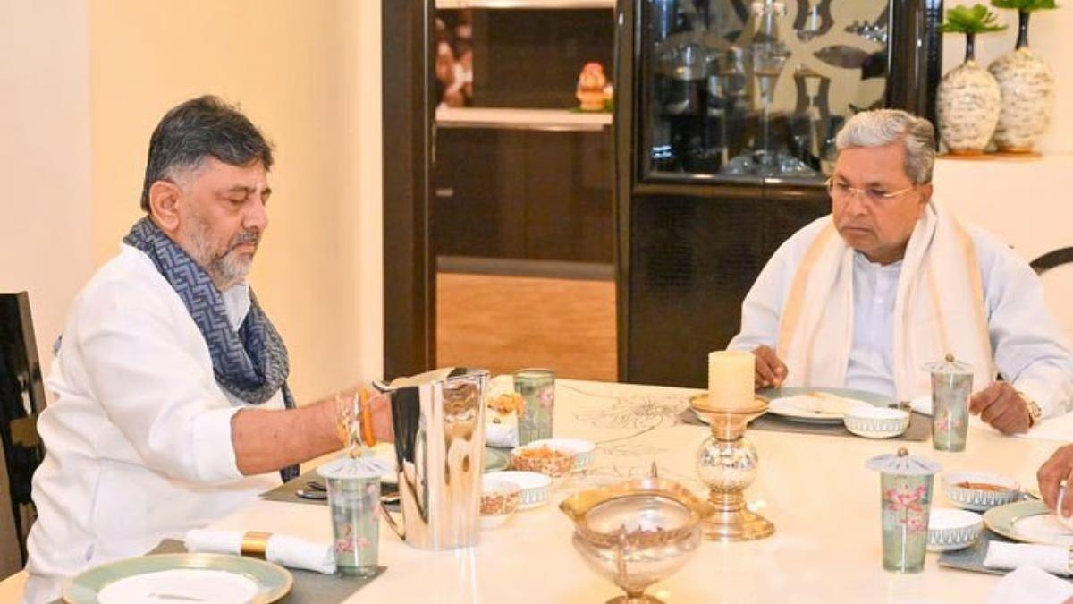 Image for 'Breakfast Diplomacy In Karnataka: Siddaramaiah–Shivakumar Meet Signals Calm Amid Leadership Buzz'
