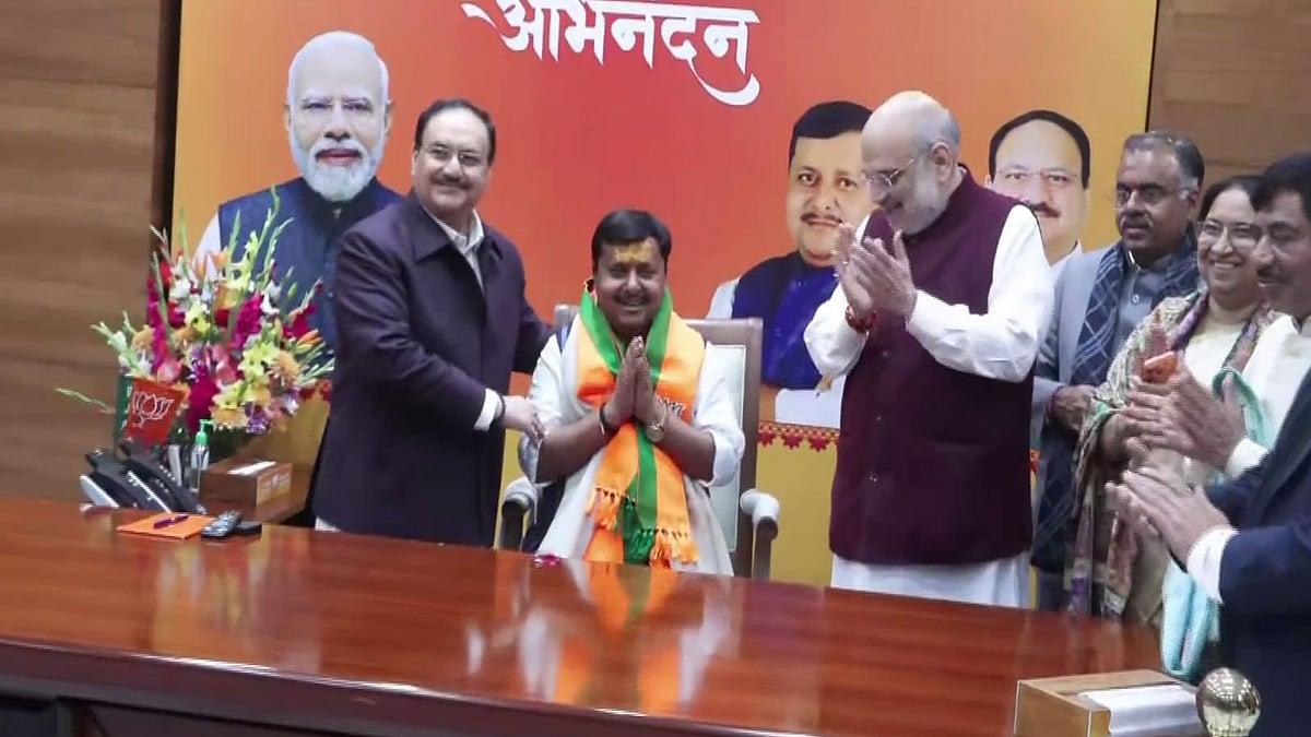Image for 'Youngest BJP National Working President: Bihar Minister Nitin Nabin Takes Charge In Delhi With Top Leadership Present'