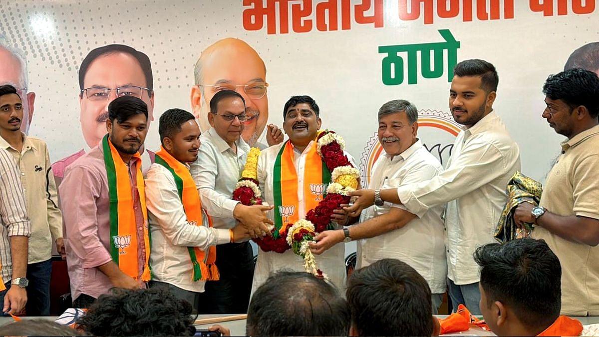 Image for 'Ahead Of Thane Municipal Elections, BJP Brings In Mumbai History-Sheeter Mayur Shinde, Opposition Alleges Double Standards'