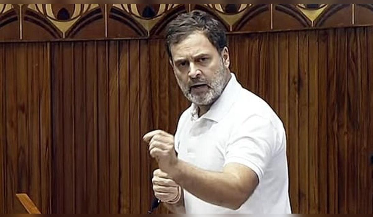 Image for ''Unpublished Book Sparks Parliament Firestorm': Rahul Gandhi–Rajnath Singh Clash Forces Lok Sabha Adjournment'